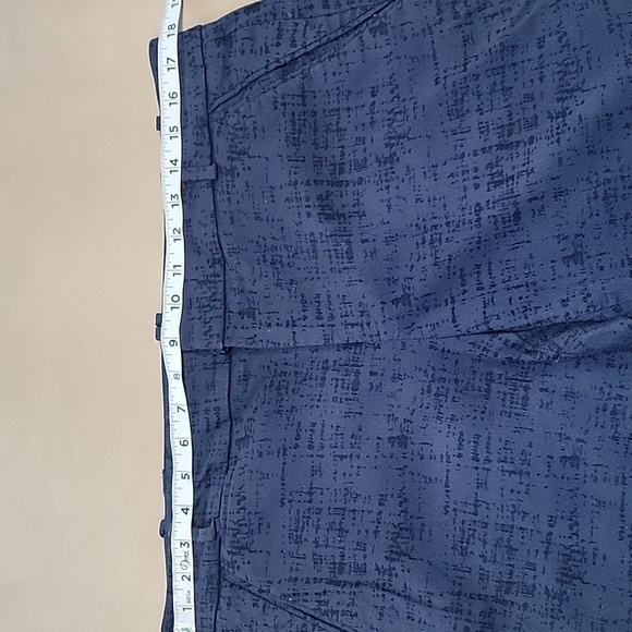Calvin Klein Size 14 Blue with Black 'Distressing' Pants, Gently Used Condition - Picture 7 of 14